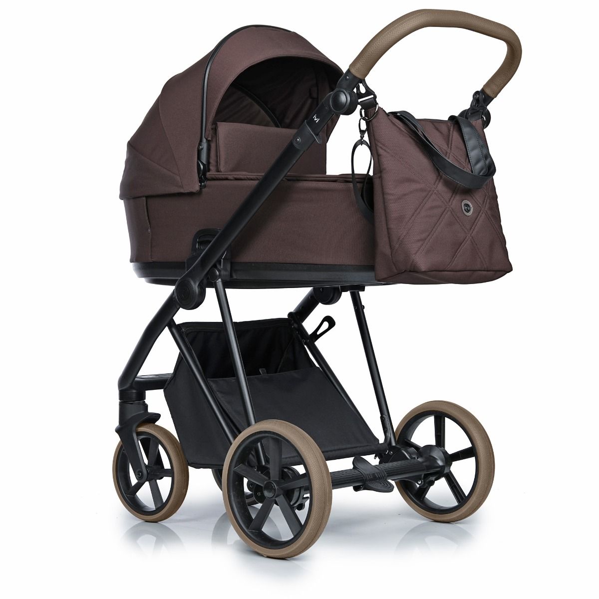 Kinderwagen ROAN IVI 2.0 Vintage Sweet Fig met Autostoel Joy Glide 360° & Base en Adapterset null_3