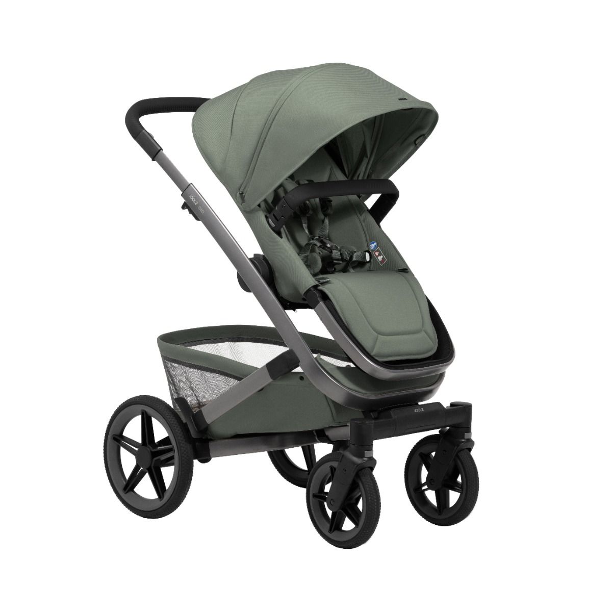 Kinderwagen Joolz Geo5 Sage Green + Autostoel Pebble Pro2, Slide Tech Base & Accessoires null_5