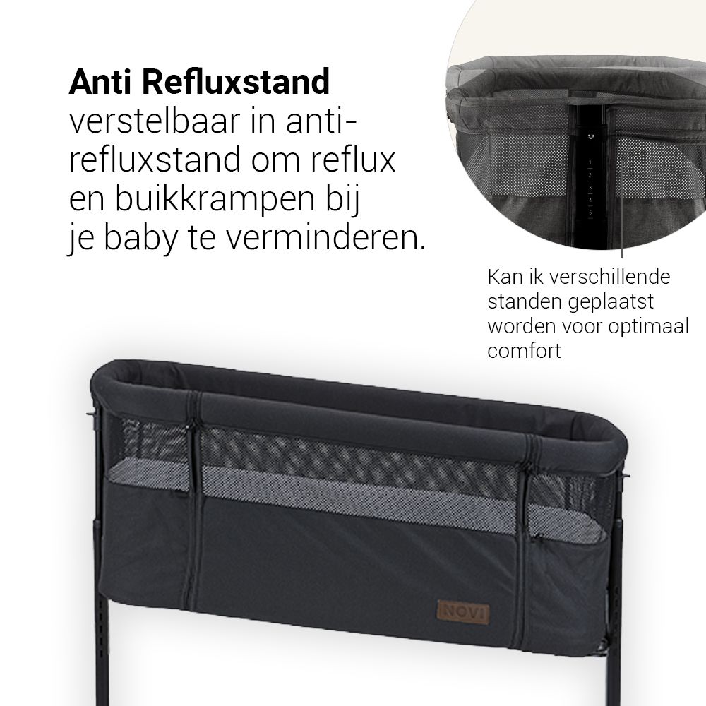 Co-Sleeper Novi Goodnight Solid Black null_4