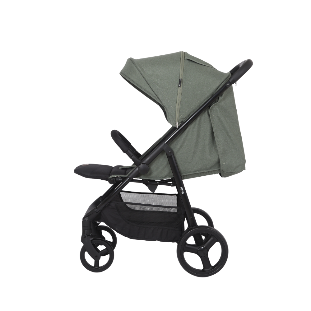 Set | Buggy Novi Grande XL Premium Black/Green, Voetenzak & Accessoires Pakket null_6