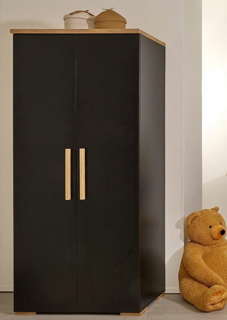 Kast Colorfull Home Loua 2-deurs met Extra Tussenschot met 2 Legplanken & Roede null_4