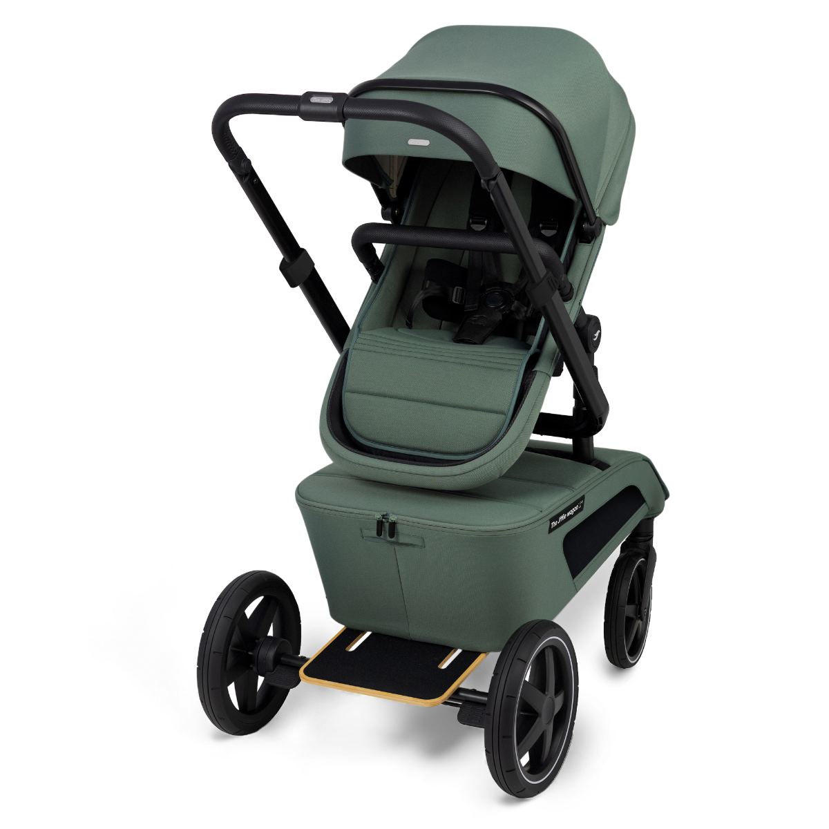 Kinderwagen The Jiffle Wagon 2+ Plus Pine + Autostoel Cloud G3, Base, Adapterset & Bolderkar- en Duozitje null_7