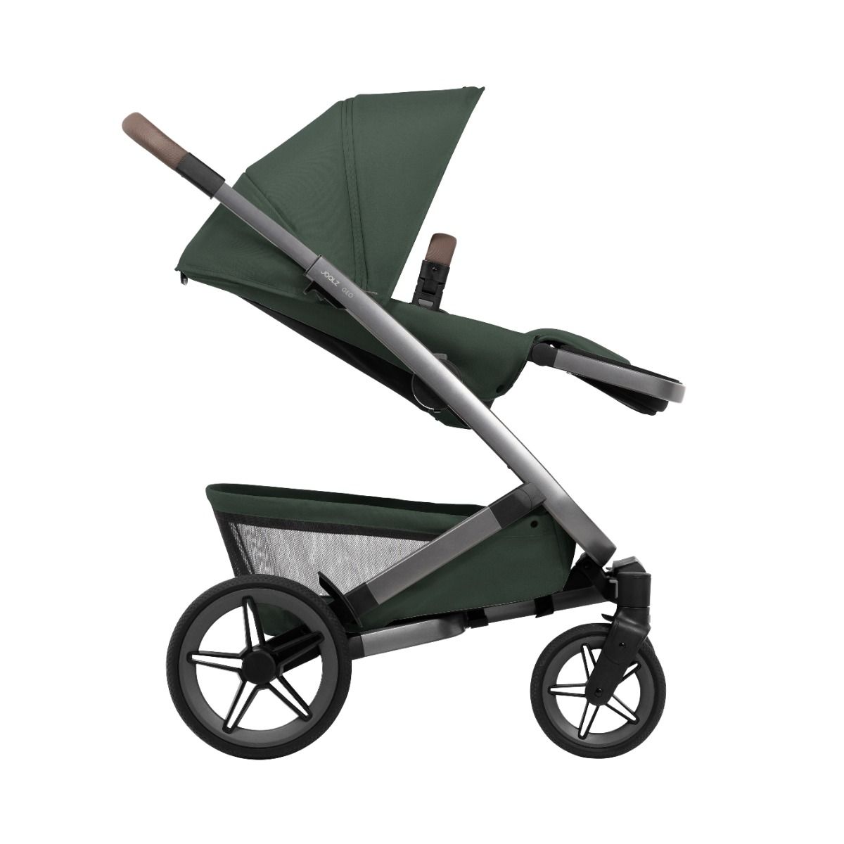 Kinderwagen Joolz Geo5 Forest Green met Autostoel Joy Glide 360° & Base en Adapterset null_8
