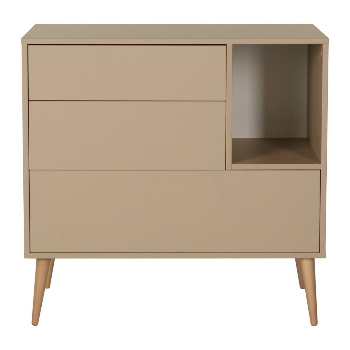 Babykamer Quax Cocoon Latte (Ledikant + Commode) null_4