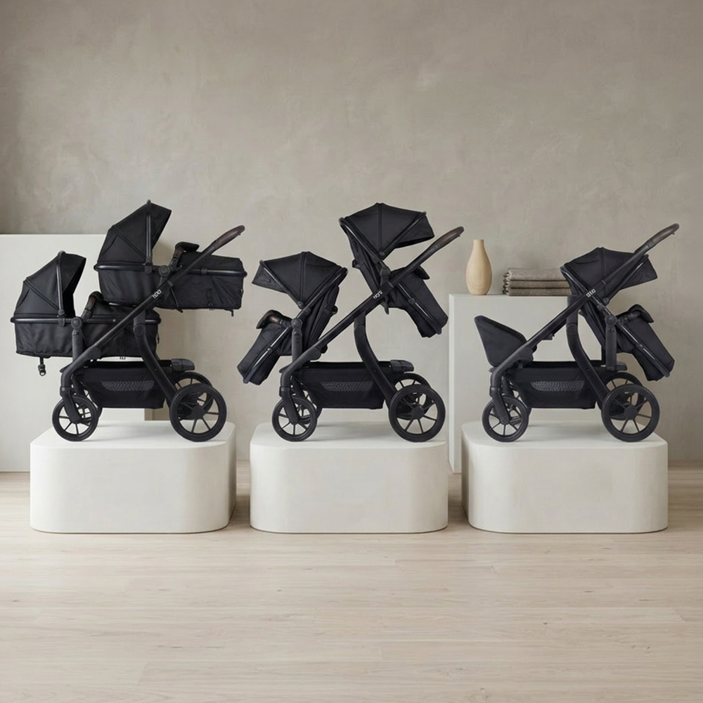Kinderwagen Novi Duo Pacific Premium Solid Black null_3