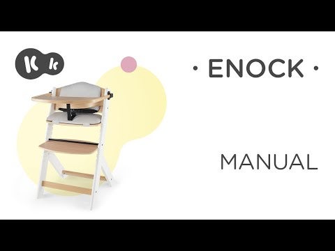 Kinderstoel Kinderkraft Enock 3-in-1 Brown met Bouncer & Adapterset null_14
