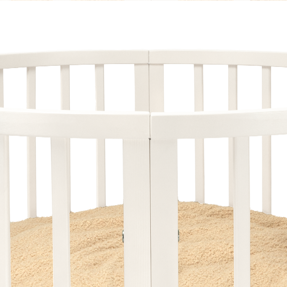 Set | Box Novi Mila Rond White Incl. Boxmatras en Boxkleed null_9