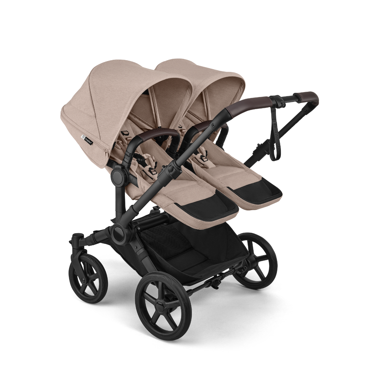 Kinderwagen Bugaboo Donkey6 Twin Complete - Black/Desert Taupe Melange null_4