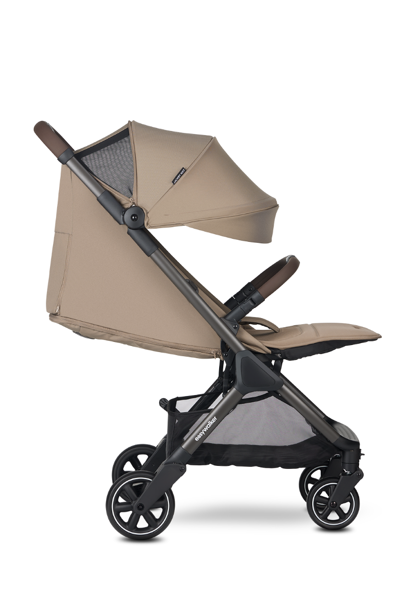 Buggy Easywalker Jackey NXT Mocha Brown Total Package Deal incl. Transporttas, Cupholder, Stuurtje & Zonnescherm null_5