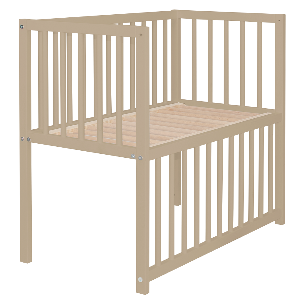 Co-Sleeper Colorfull Home Dewi Linea Classic Open Taupe null_2