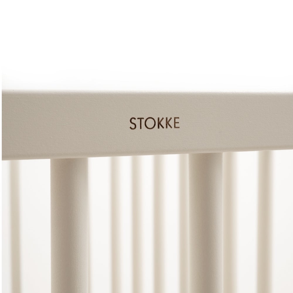 Set | Mini Bed Stokke® Nighti™ Vanilla White Incl. Matras Mini, Wieltjes en Hoeslaken null_5