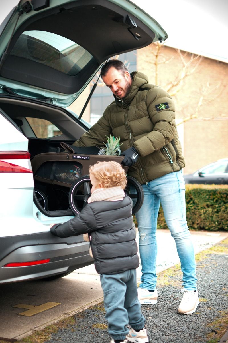 Set | Kinderwagen The Jiffle Wagon 2+ Plus Oak + Autostoel Pebble 360 Pro2 en Slide Tech Base + Accessoires null_10