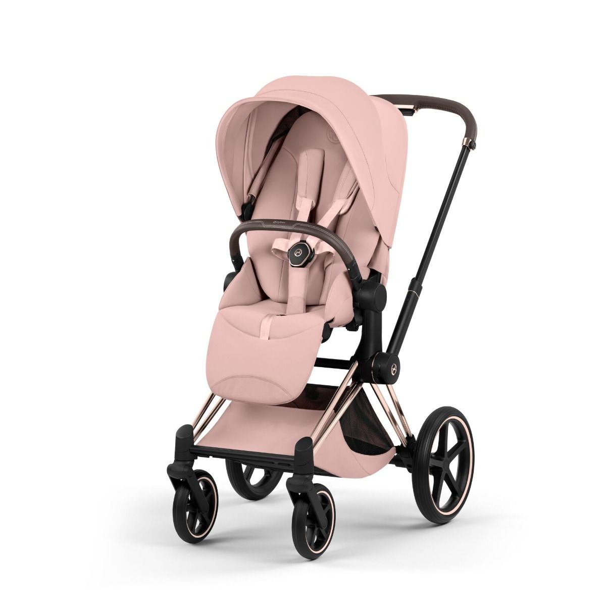 Kinderwagen Cybex Priam 5 Style Peach Pink/Light Pink incl. Foldable Carrycot null_5