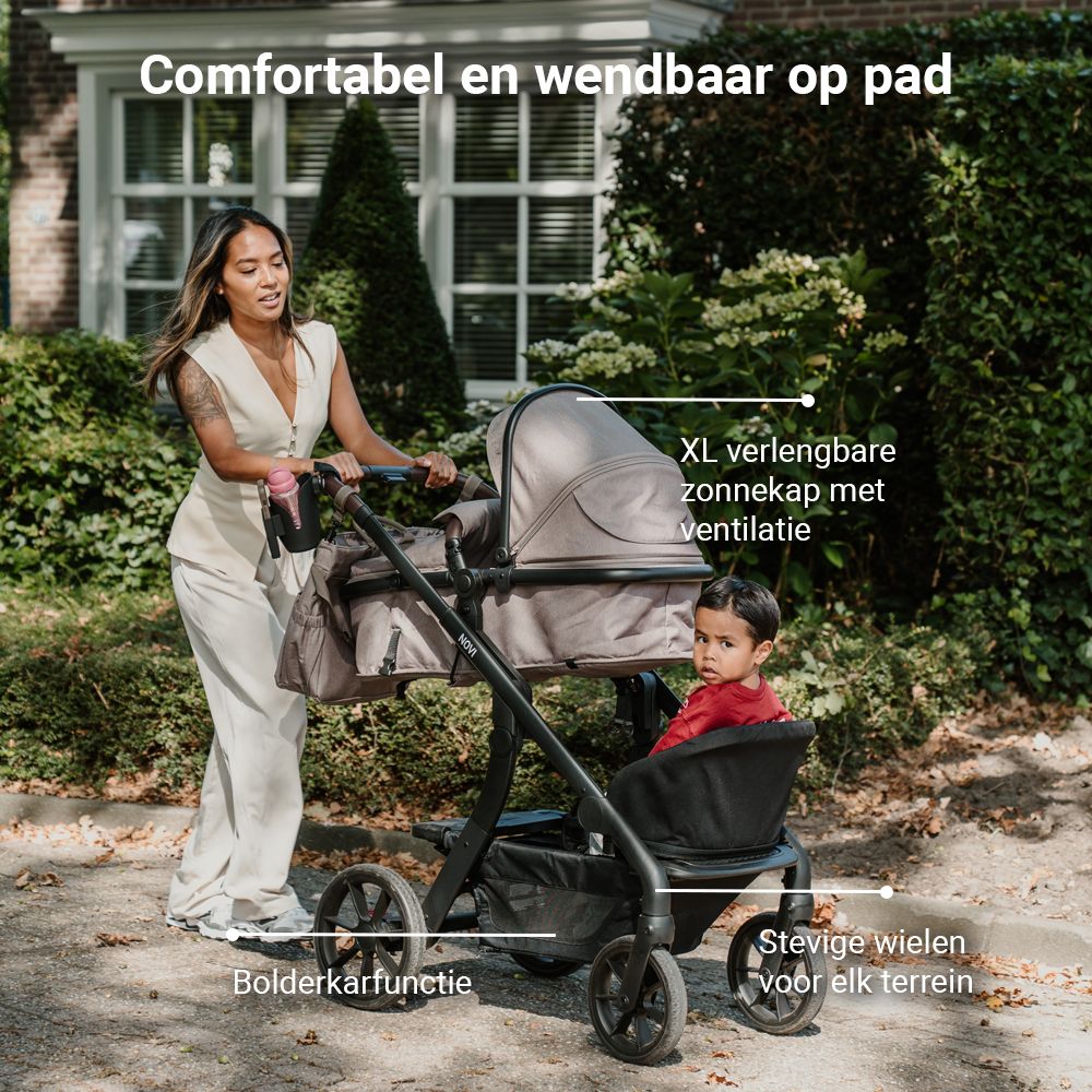 Kinderwagen Novi Pacific Premium Duo Solid Hazel null_9