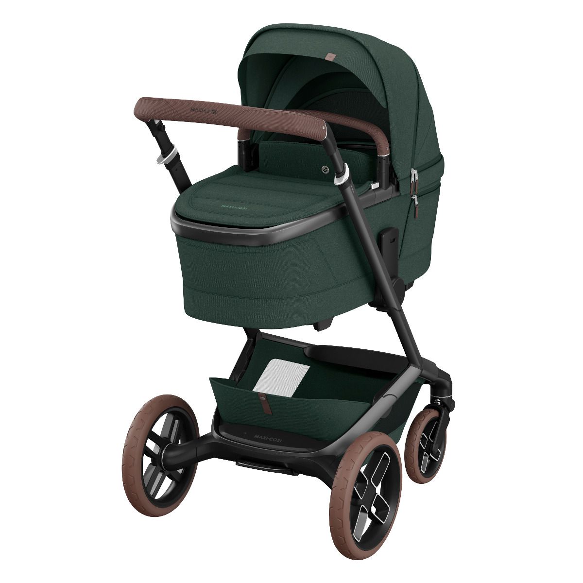 Kinderwagen Maxi-Cosi Fame Twillic Green met Autostoel Coral Pro Slide en Familyfix Base Pro Slide null_5
