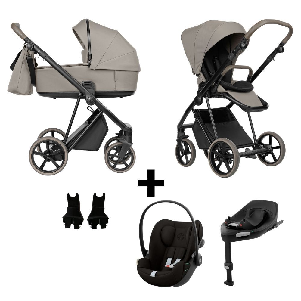 Kinderwagen ROAN IVI 2.0 Vintage Hazel met Autostoel Cloud G I-Size & Base en Adapterset null_1