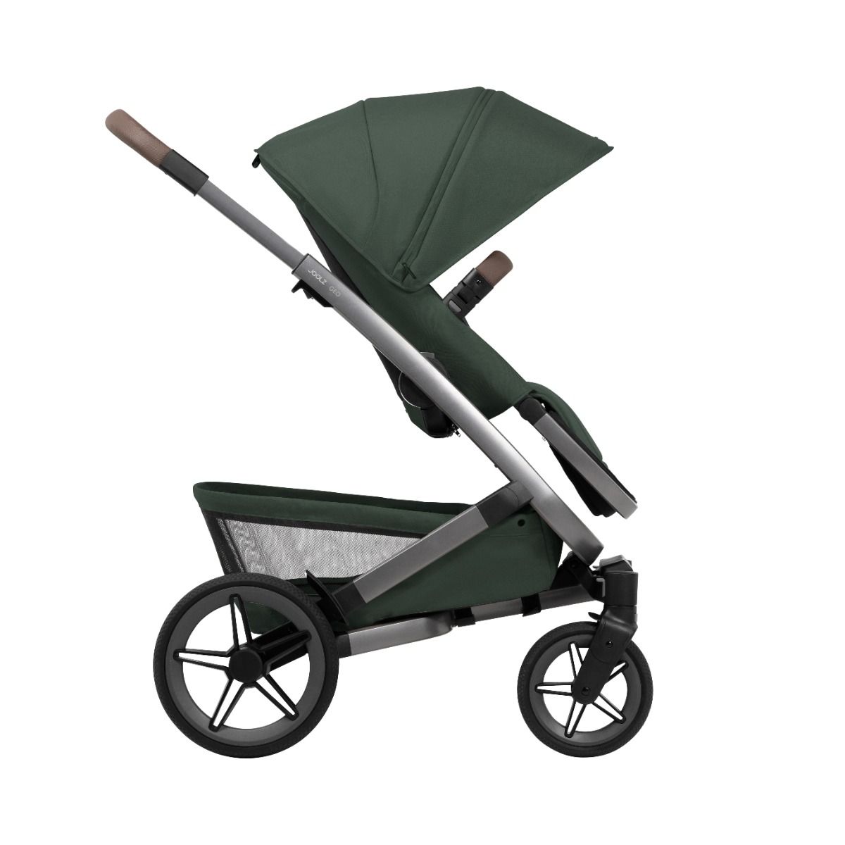 Kinderwagen Joolz Geo5 Forest Green met Autostoel Joy Glide 360° & Base en Adapterset null_7