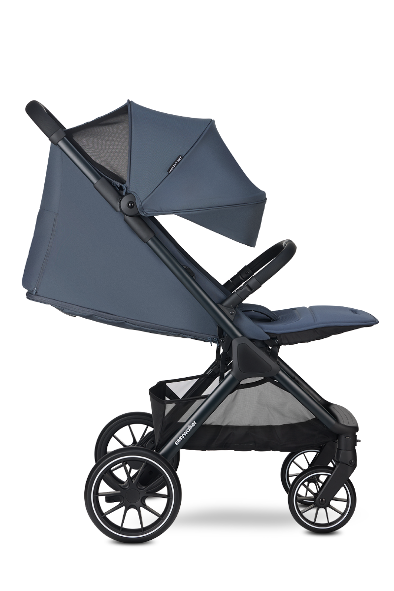 Buggy Easywalker Jackey XL NXT Deep Blue Total Package Deal incl. Transporttas, Cupholder, Stuurtje & Zonnescherm null_5