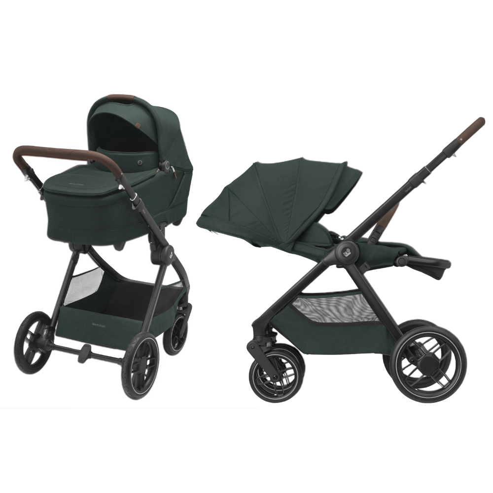 Kinderwagen Maxi-Cosi Oxford Plus Twillic Green Total Package Deal incl. Autostoel, Base, Kinderstoel, Co-Sleeper & Adapterset null_2