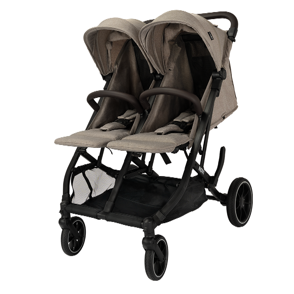 Tweeling Kinderwagen Novi Scott V2 Hazel Melange null_8