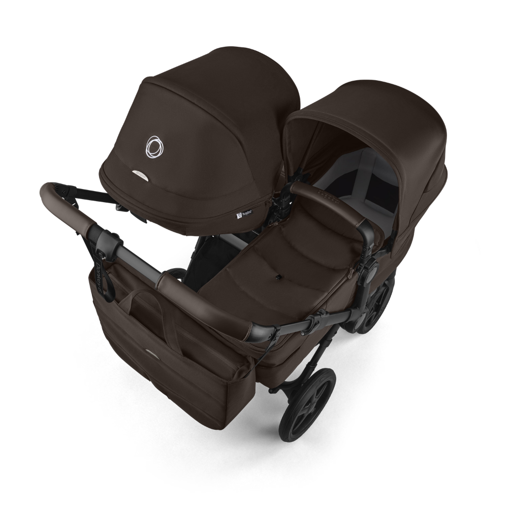 Kinderwagen Bugaboo Donkey6 Double - Black/Cacao Brown null_3