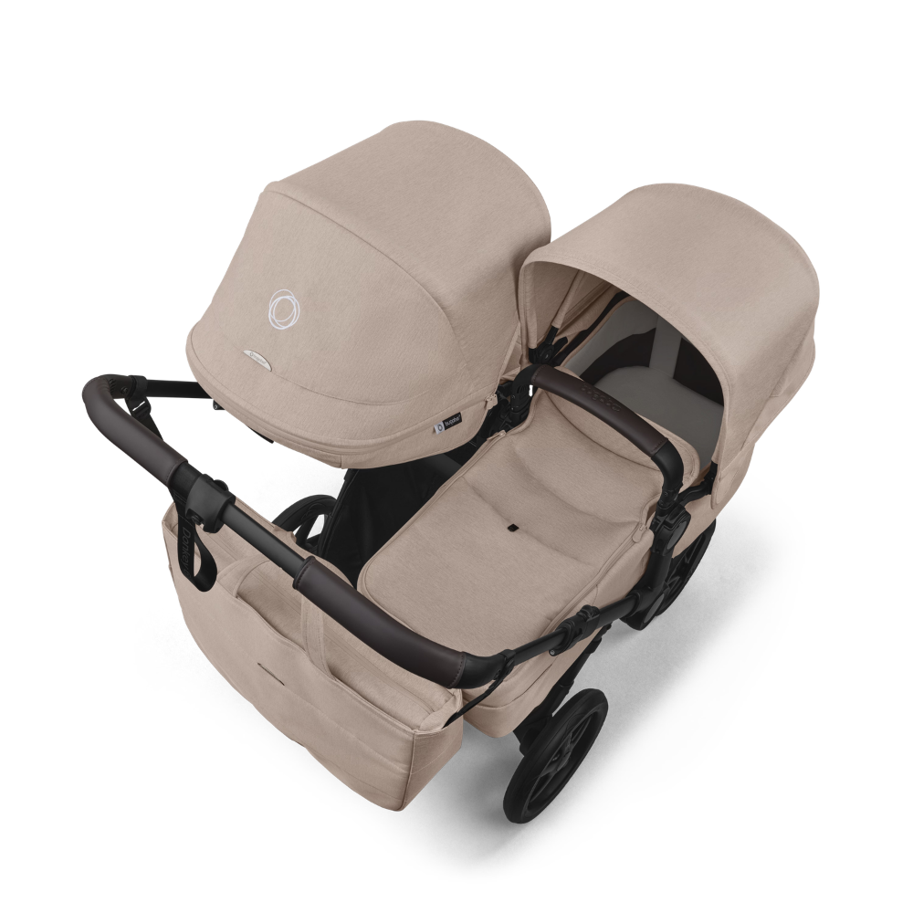 Kinderwagen Bugaboo Donkey6 Double - Black/Desert Taupe Melange null_3