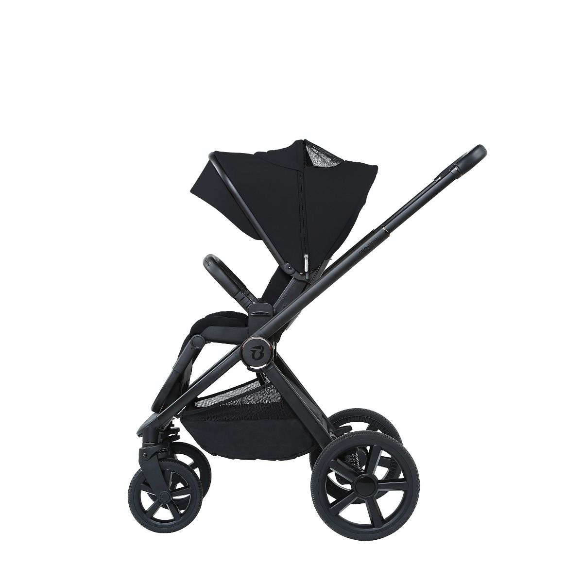 Kinderwagen Titanium Baby Solid Urban Lush Black met Autostoel Novi Joy Pro Glide 360° I-Size & Base null_9
