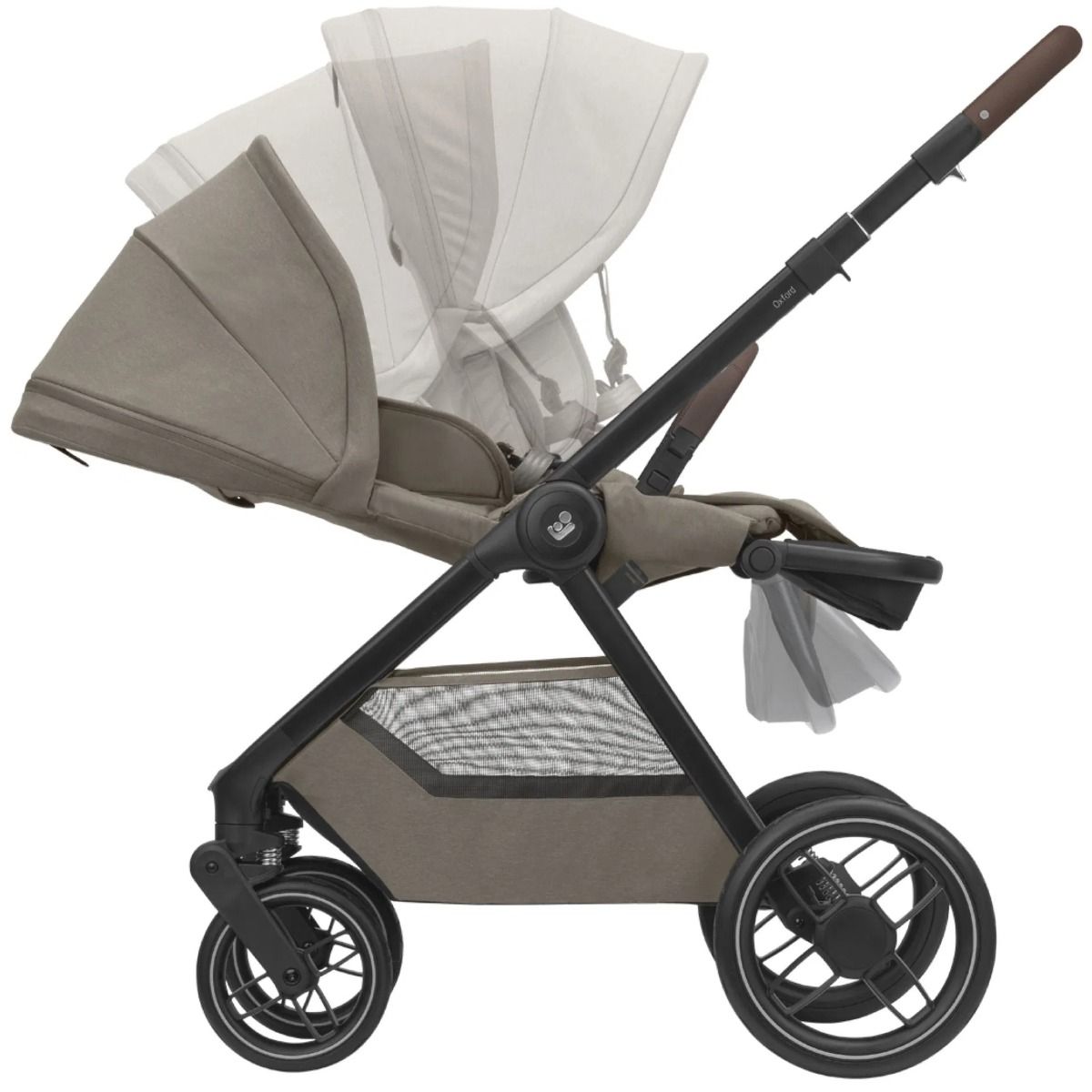 Kinderwagen Maxi-Cosi Oxford Plus Twillic Truffle met Autostoel Pebble 360° Pro2, Base Slide Tech & Adapterset null_8