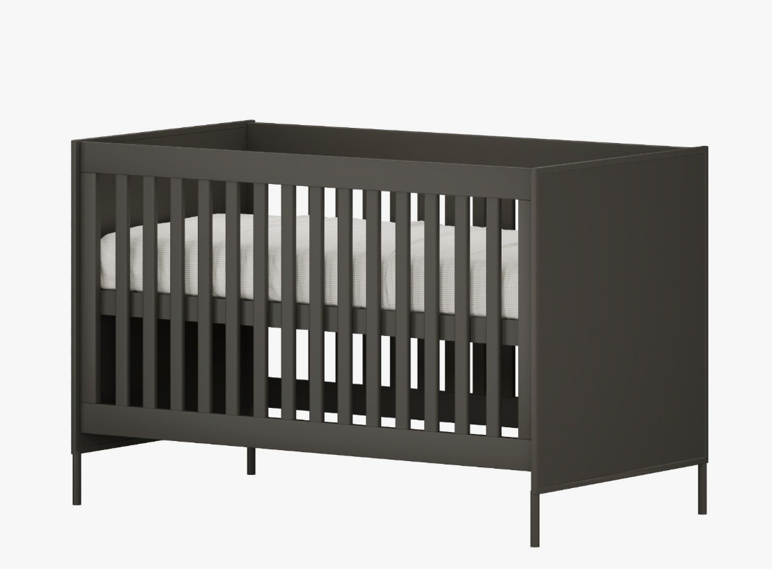 Babykamer Lissabon Chocolate met Meegroei Ledikant 70x140 null_2