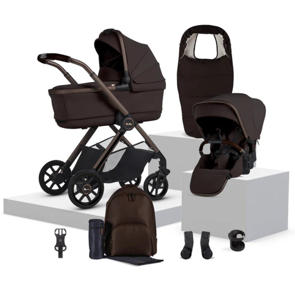 Kinderwagen Silver Cross Reef 2 Special Edition Ganache met Autostoel Glide Plus 360 & Base Plus 360 & Accessoires null_2