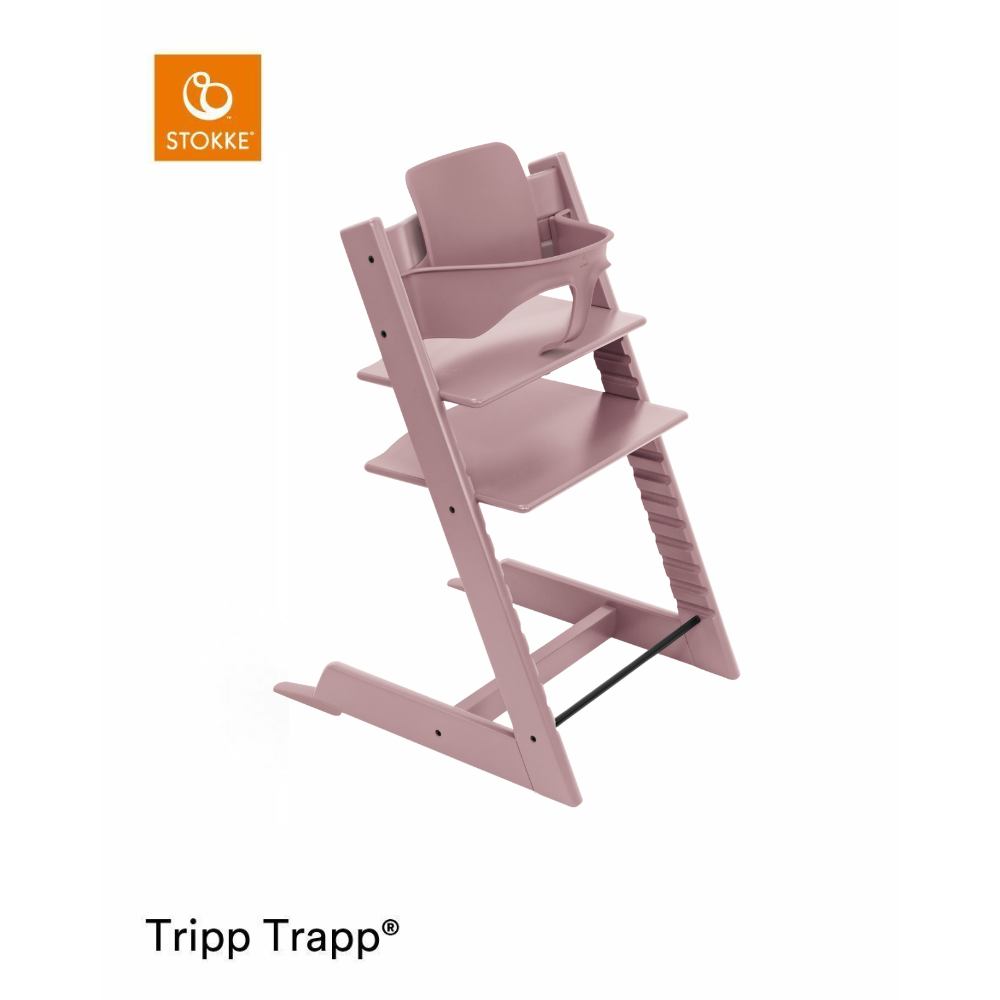 Kinderstoel Stokke® Tripp Trapp® Heather Mauve met Babyset null_1
