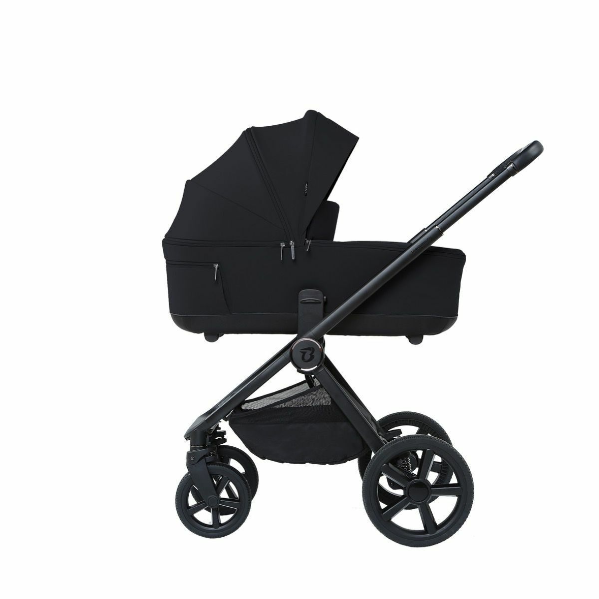 Kinderwagen Titanium Baby Solid Urban Lush Black met Autostoel Novi Joy Pro Glide 360° I-Size & Base null_3