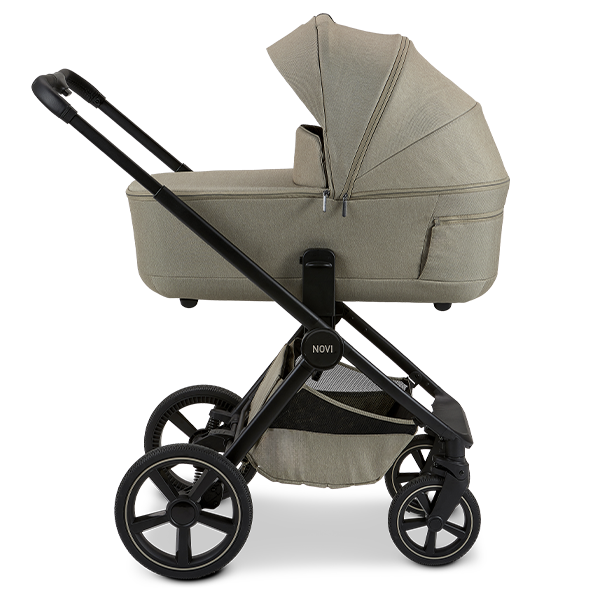 Kinderwagen Novi Luna Premium Solid Sand met Autostoel Joy Pro Glide 360º I-Size & Base null_9