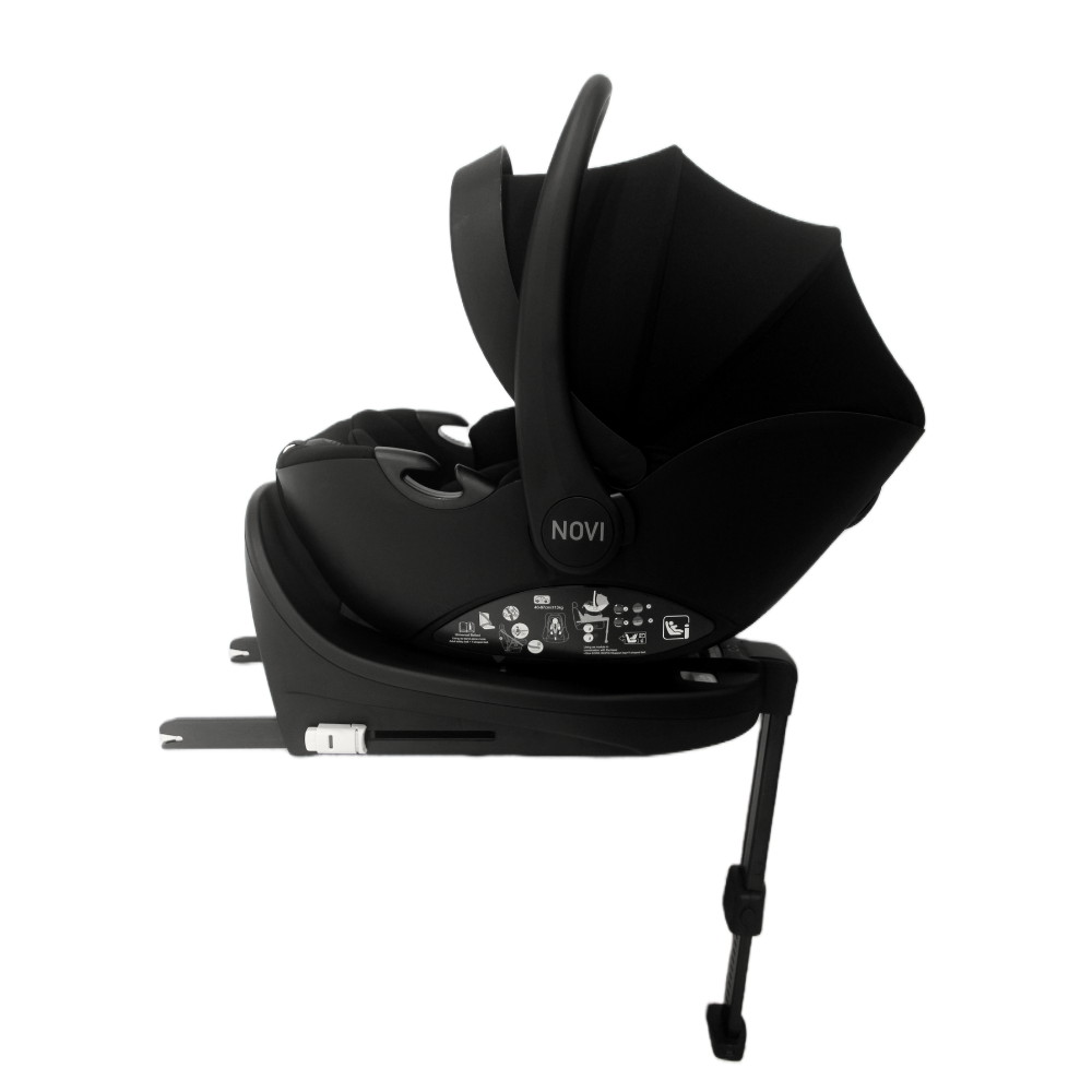 Kinderwagen The Jiffle Green + Autostoel Novi Jacky Pro 360 V2, Base & Accessoires + GRATIS Bolderkarzitje & Voetenzak null_39