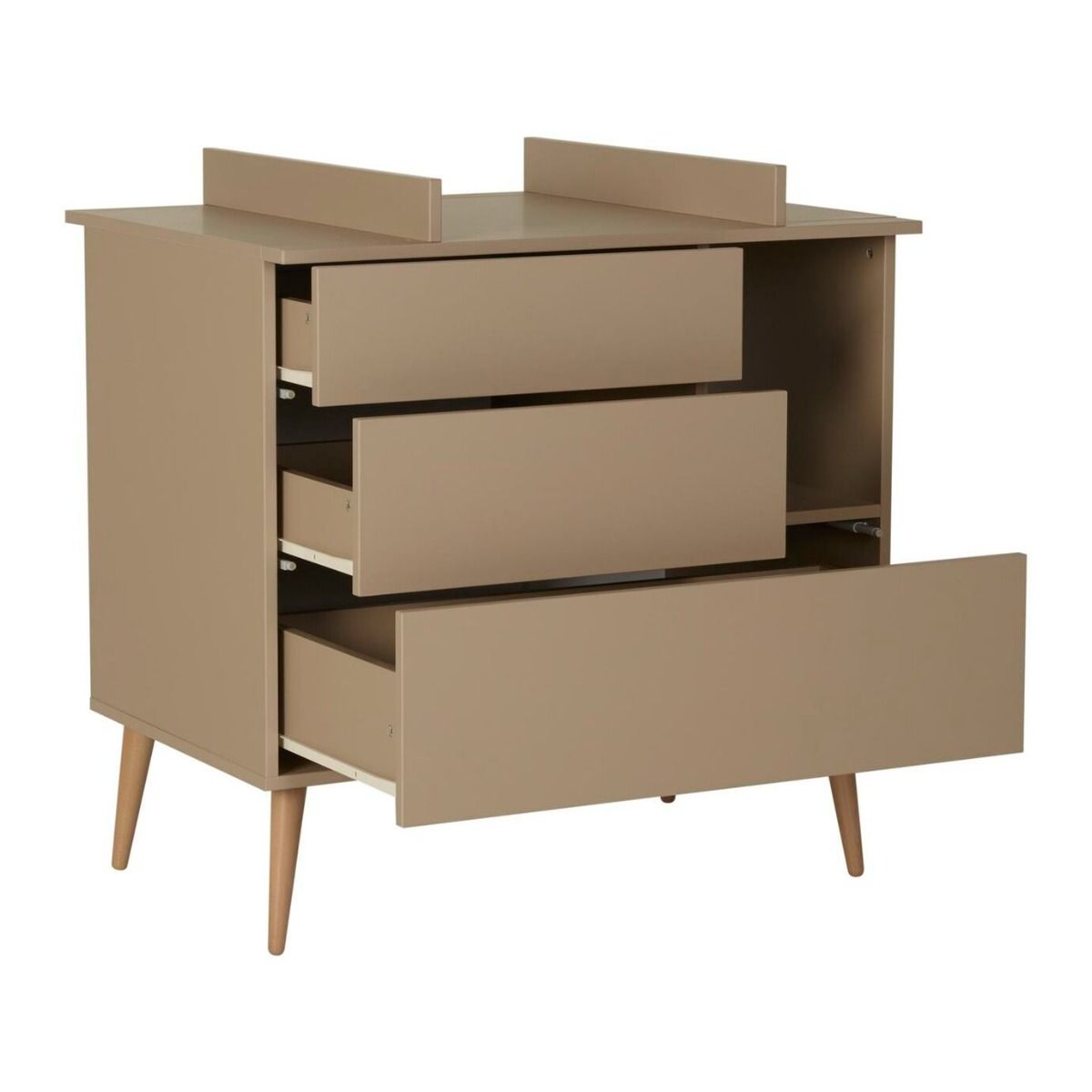 Babykamer Quax Cocoon Latte (Ledikant + Commode) null_7