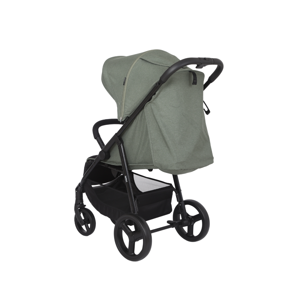 Set | Buggy Novi Grande XL Premium Black/Green, Voetenzak & Accessoires Pakket null_7