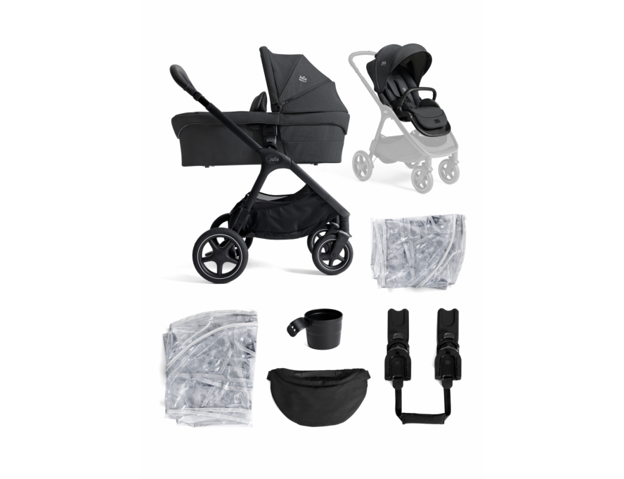 Kinderwagen Joie Signature Finiti Ebony met Autostoel Jacky Pro V2 360° & Base null_8