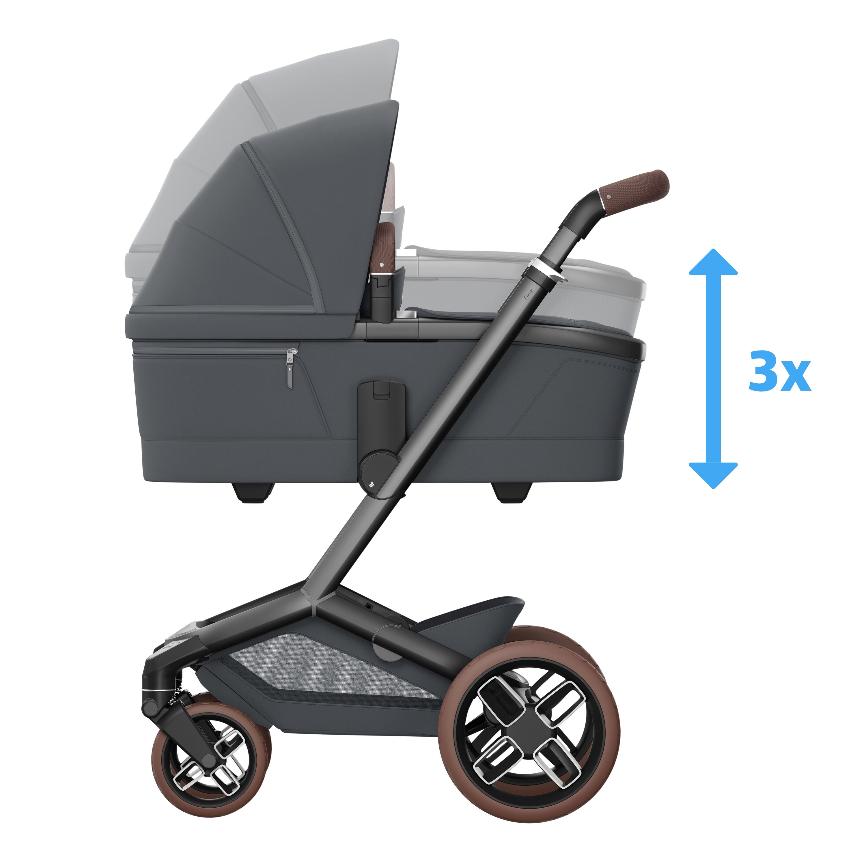 Kinderwagen Maxi-Cosi Fame V2 Moon Graphite met Autostoel Coral Pro Slide en Familyfix Slide Pro null_11