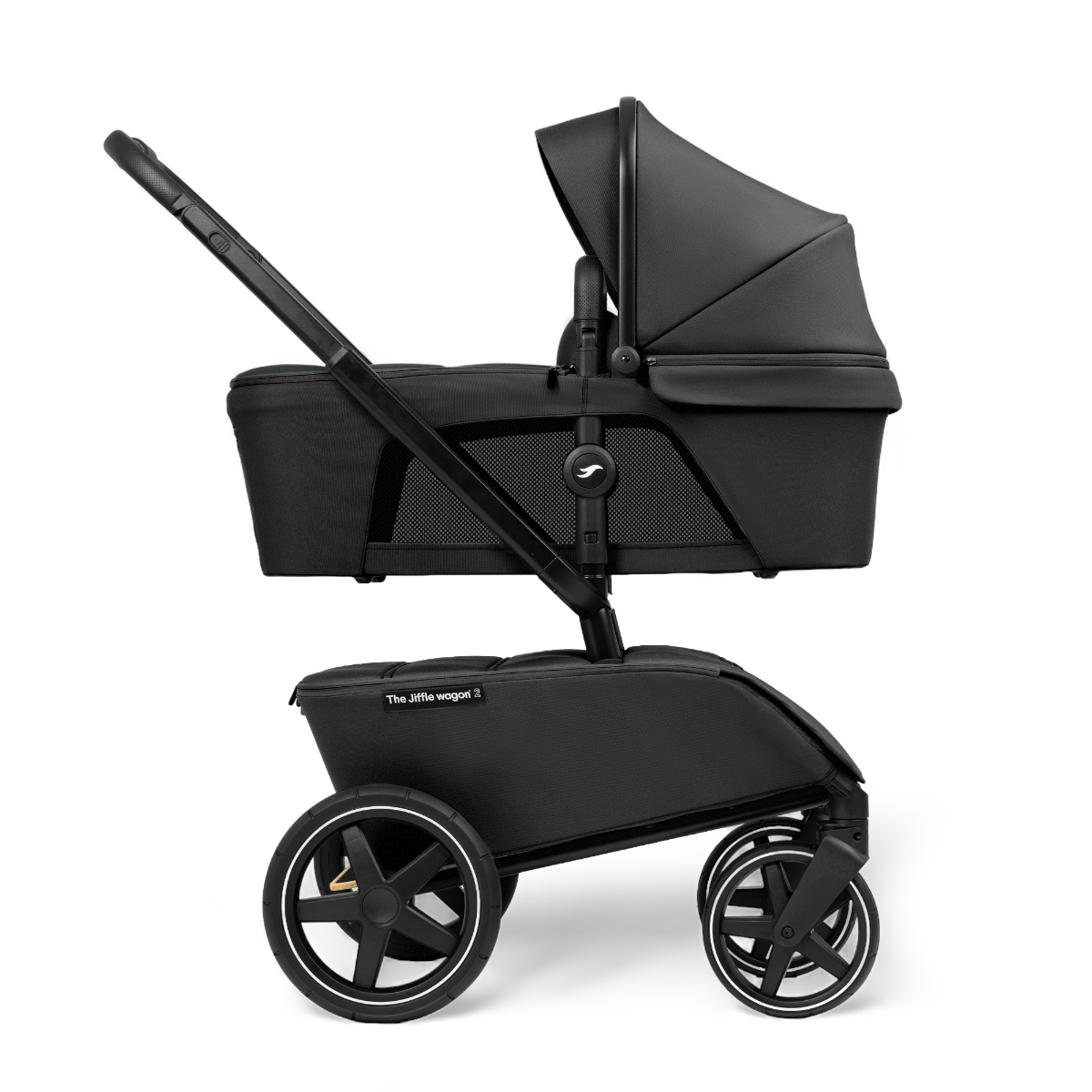 Kinderwagen The Jiffle V2 Black + Autostoel Pebble 360 Pro2 en Slide Tech Base + Accessoires null_3