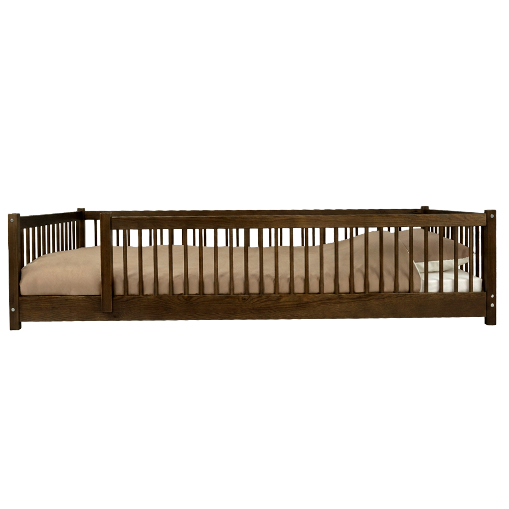 Kinderbed Colorfull Home Vloerbed Lou 90x200 Pure Cacao null_1