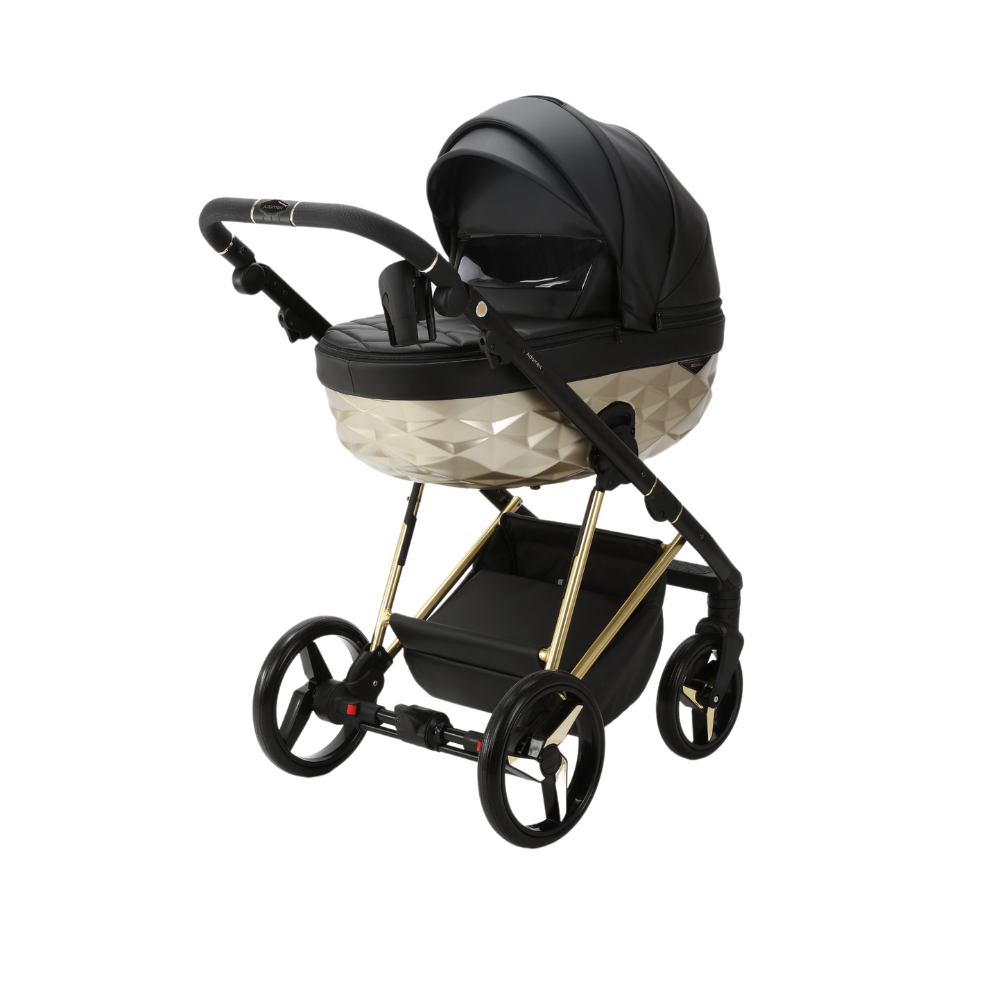 Kinderwagen Adamex Quantum Gold Star + Autostoel Jacky Pro 360° V2 & Base & Adapterset null_3