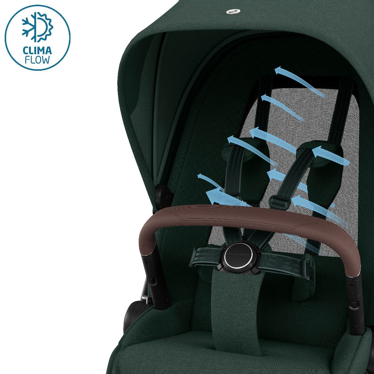 Kinderwagen Maxi-Cosi Fame Twillic Green met Autostoel Pebble 360° Pro2 + GRATIS Familyfix 360 Slide Tech null_11