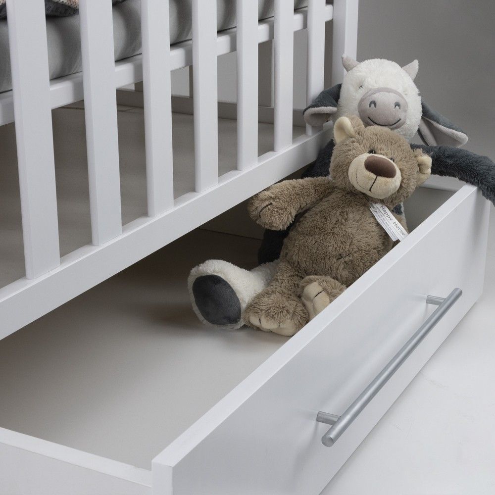 Set | Box Colorfull Home Patryk met Lade White Incl. Boxmatras en Boxkleed null_7