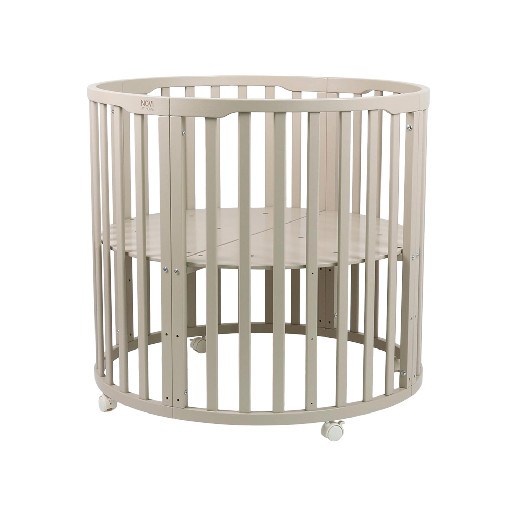Set | Box Novi Nooni Rond Pure Sand Incl. Boxmatras en Boxkleed null_3