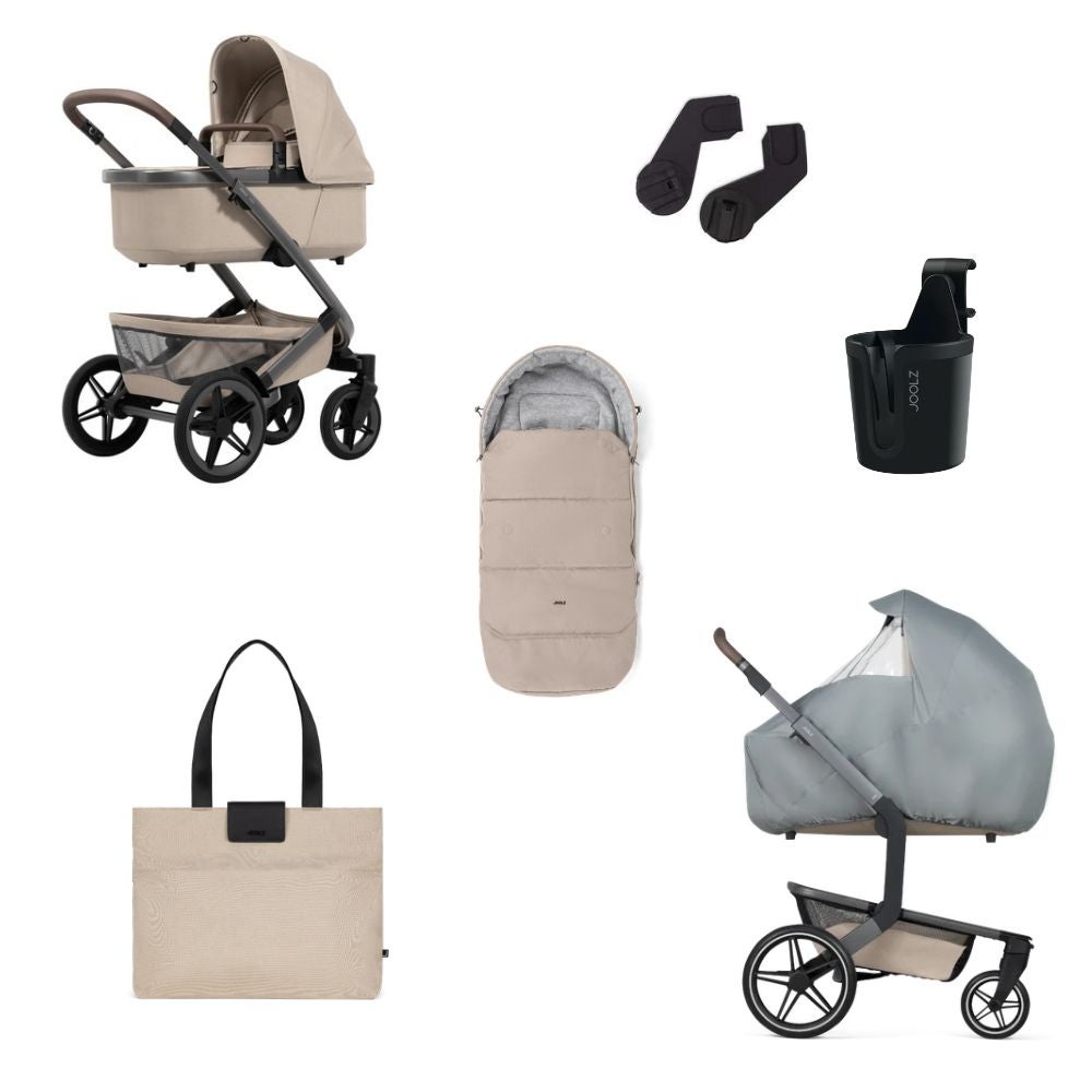 Kinderwagen Joolz Geo5 Essential Newborn Bundel Sandy Taupe null_1