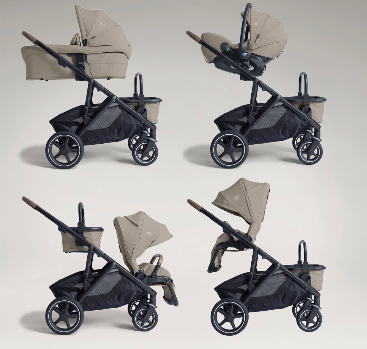 Tweeling Kinderwagen Joie Signature Versiti Sandstone null_16