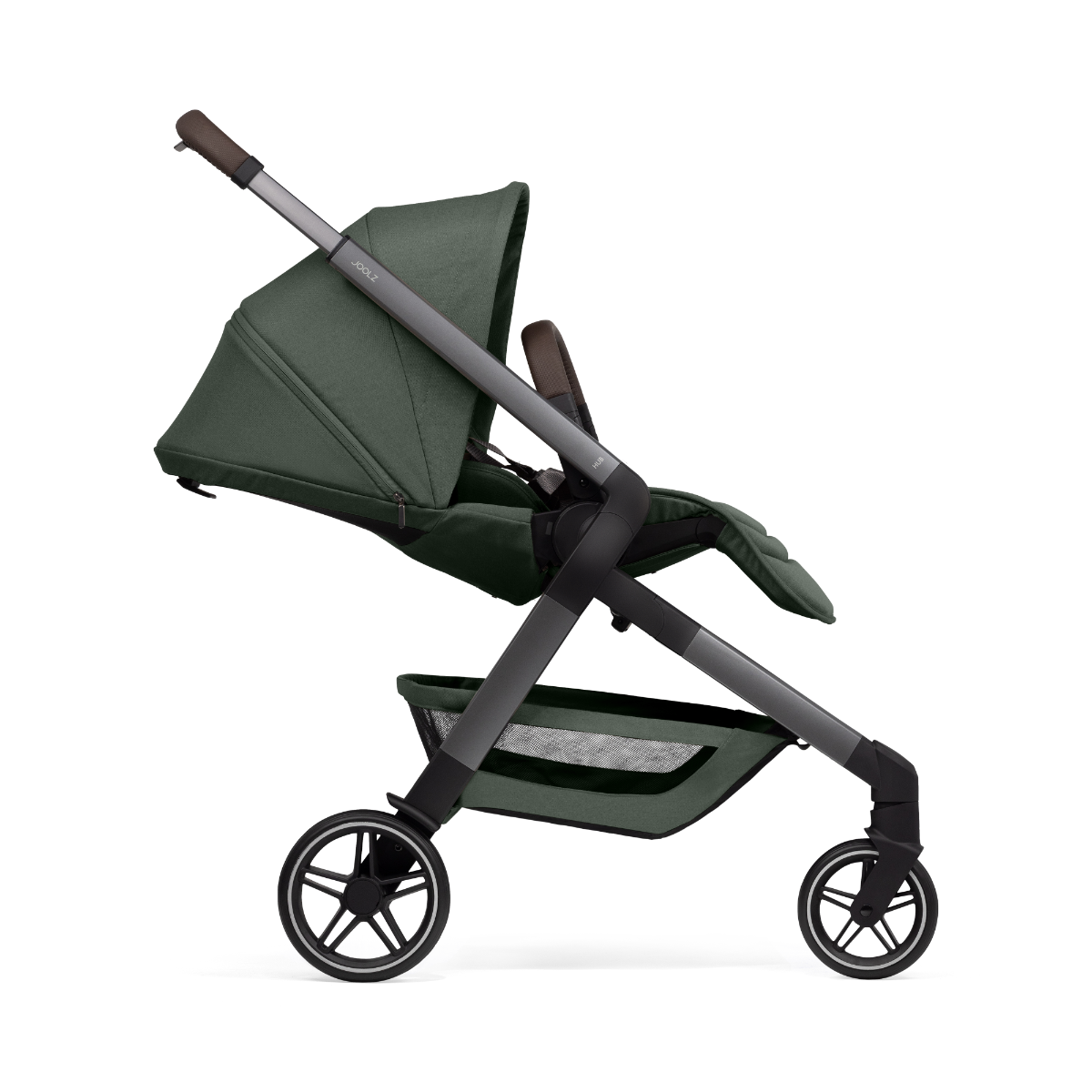 Kinderwagen Joolz Hub2 Forest Green + Autostoel Jacky Pro 360° V2 & Base & Adapterset null_9