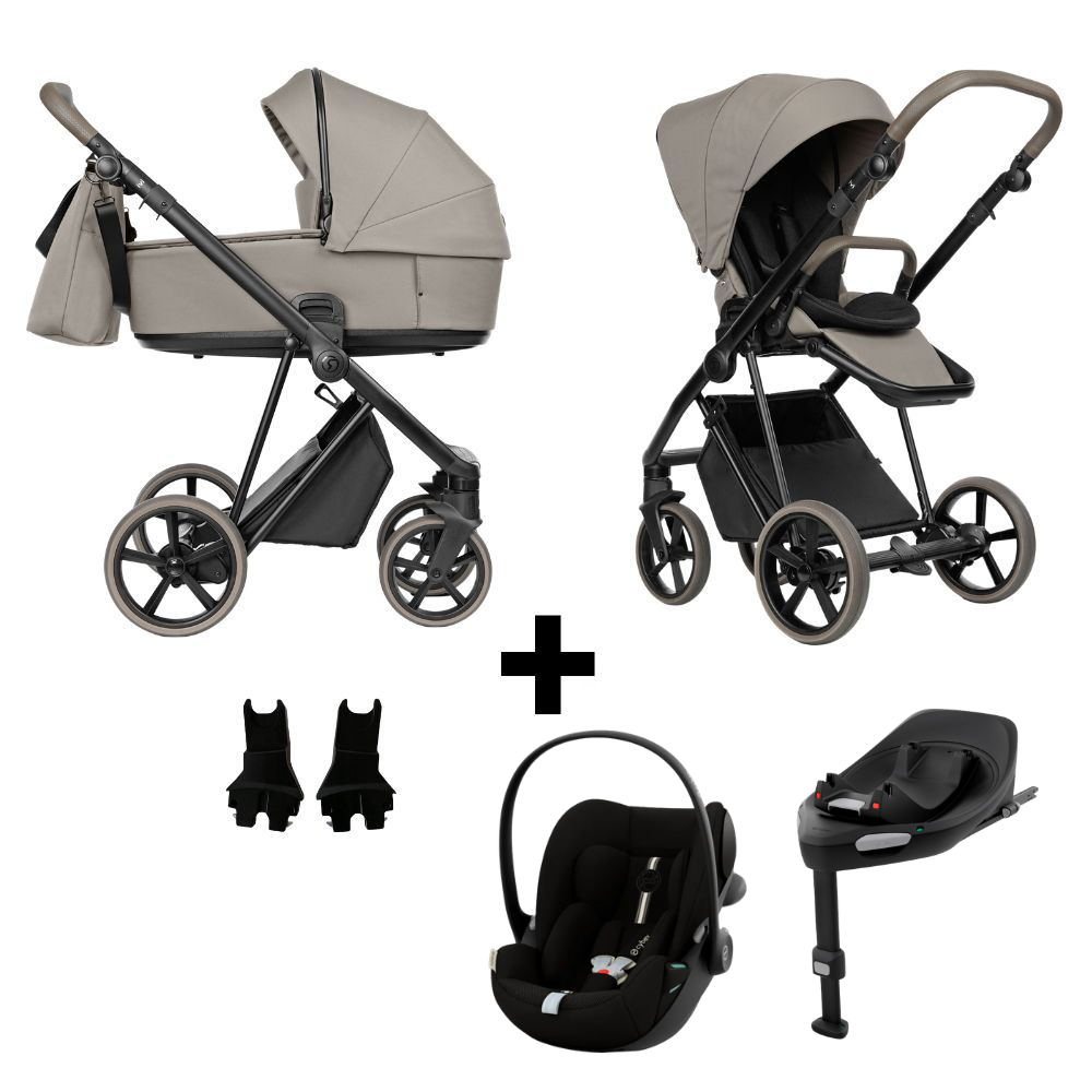 Kinderwagen ROAN IVI 2.0 Vintage Hazel met Autostoel Cloud G3 I-Size & Base en Adapterset null_1