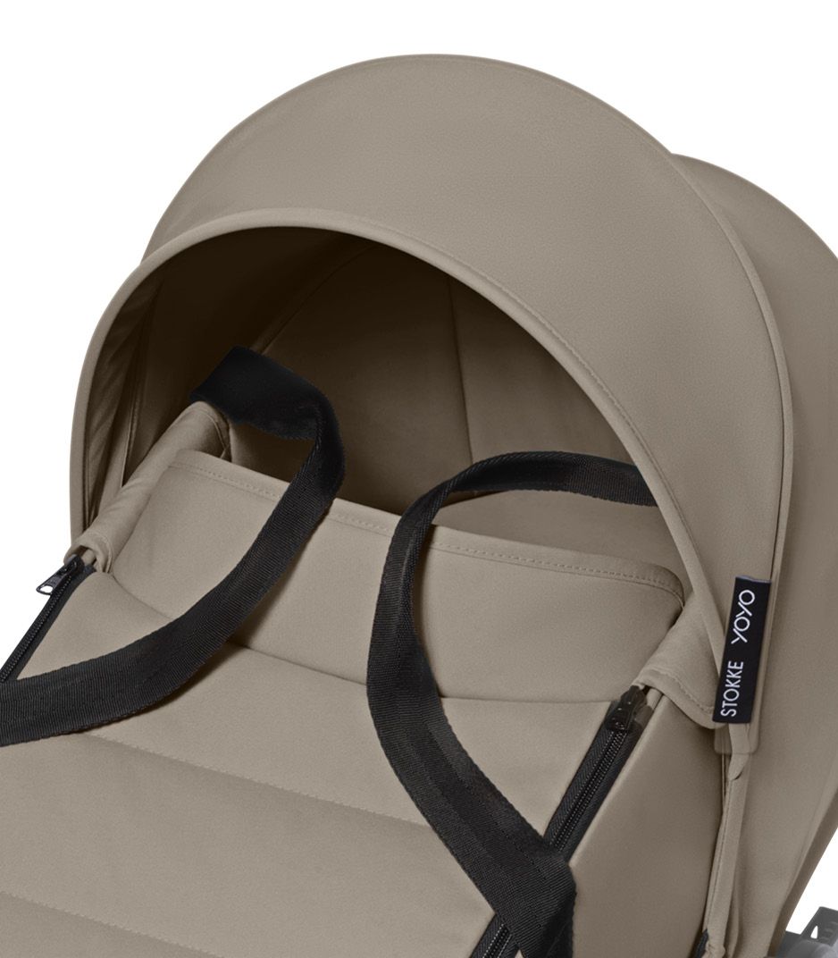 Buggy Stokke® YOYO3 Taupe Met Reiswieg null_9