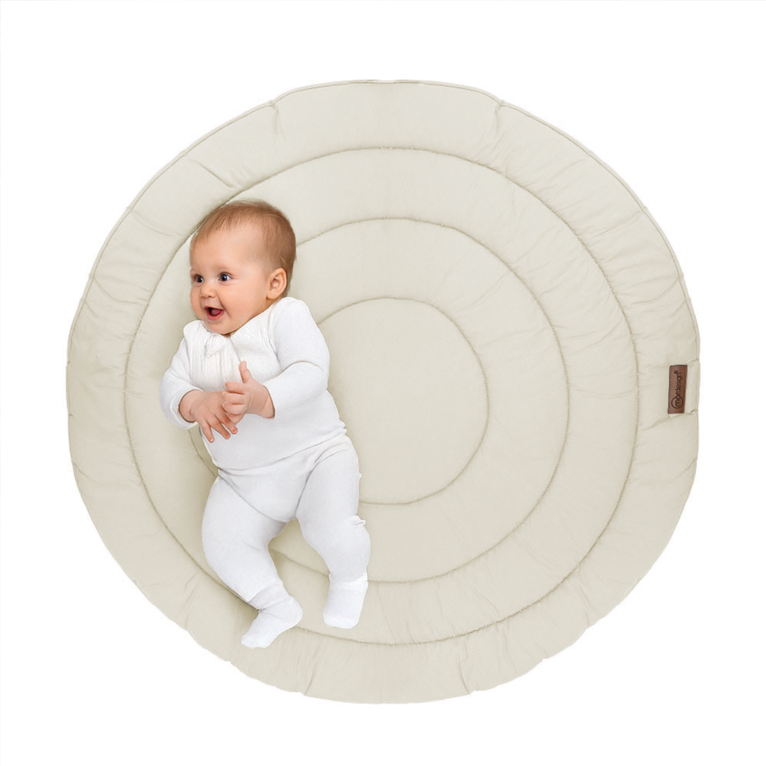Set Boxkleed Rond + Babynest MorDesign Sand null_5